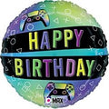 Happy Birthday Gaming 18 Inch Mylar #361