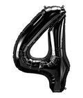 Black #4 Mylar 34 Inch