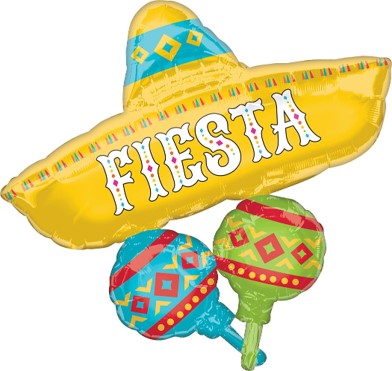 Large Fiesta Mylar #57