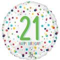 21st Birthday 18 Inch Mylar #59