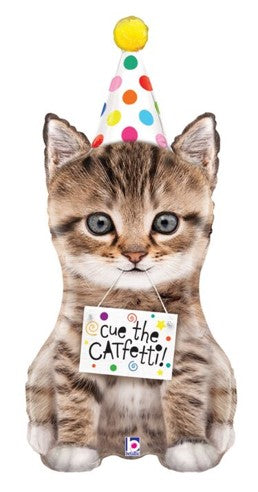 Large Cat Birthday Mylar #62