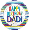 Happy Birthday Dad 18 Inch Mylar #67