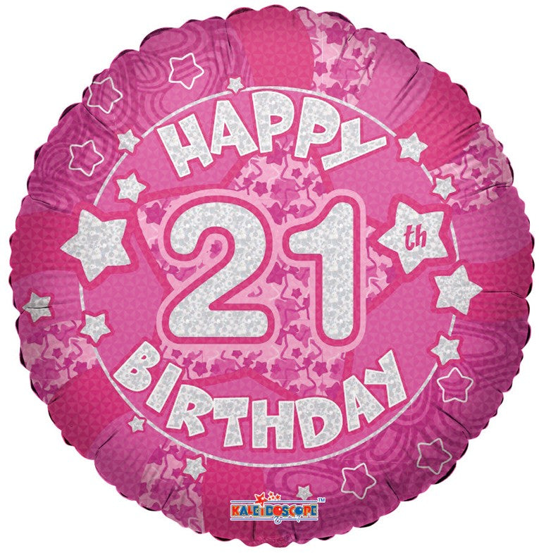 21st Birthday 18 Inch Mylar #68
