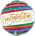 Congratulations 18 Inch Mylar #75