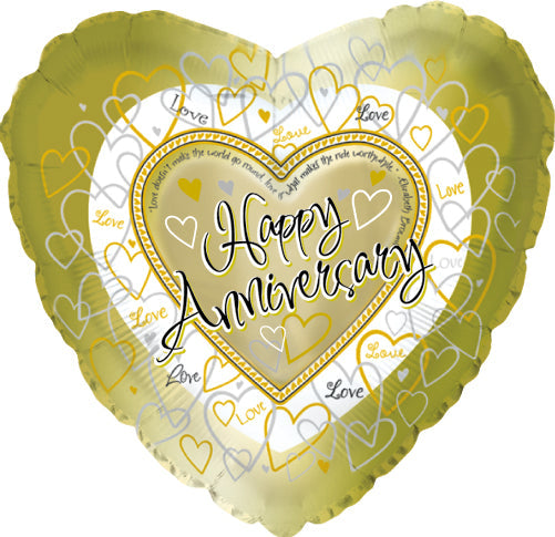 Happy Anniversary 18 Inch Mylar #24