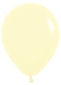 12 Inch Latex Pastel Yellow
