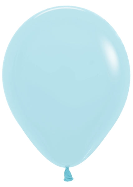 12 Inch Latex Pastel Blue