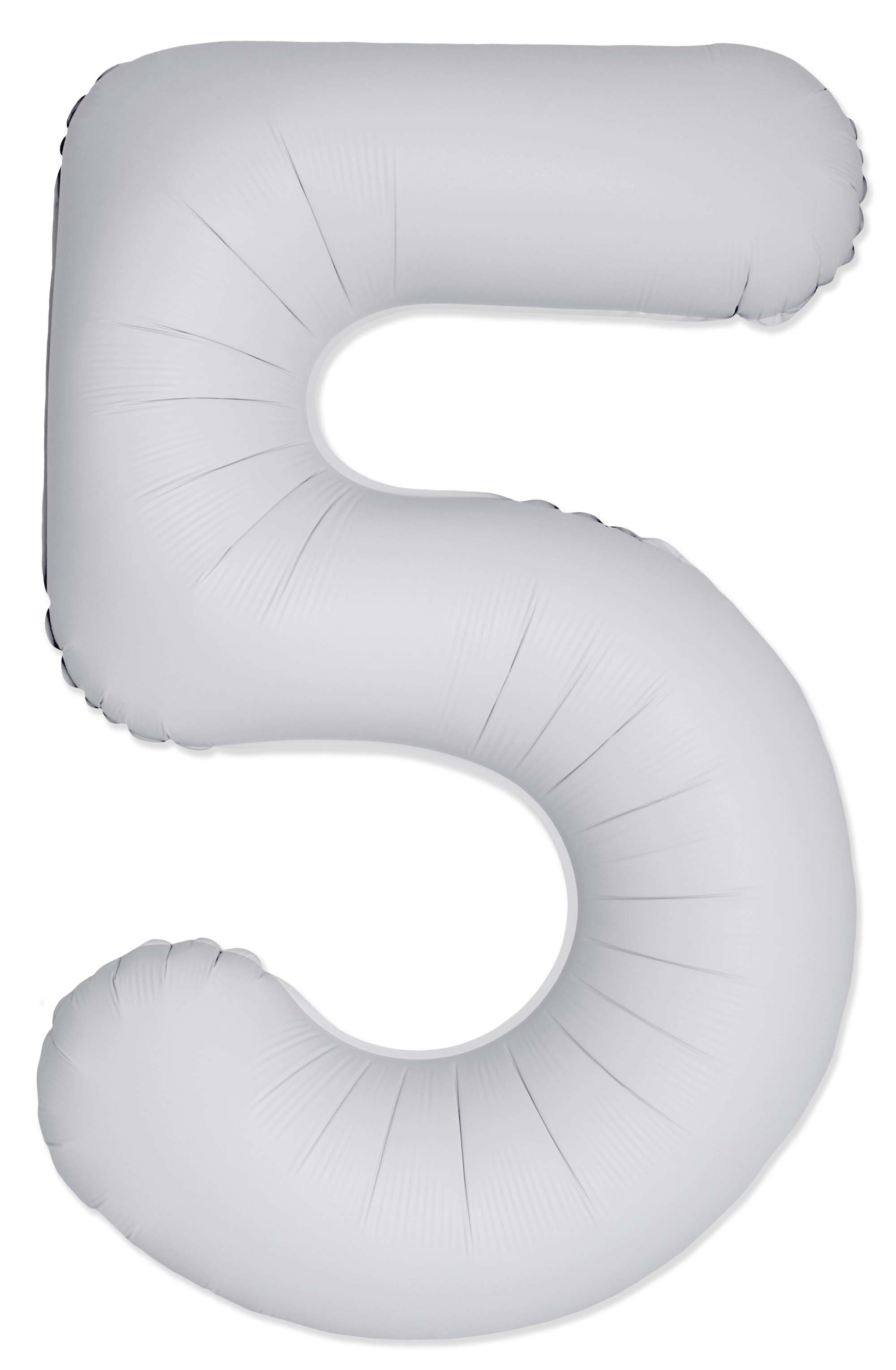 White #5 Mylar 34 Inch
