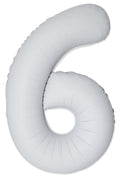 White #6 Mylar 34 Inch