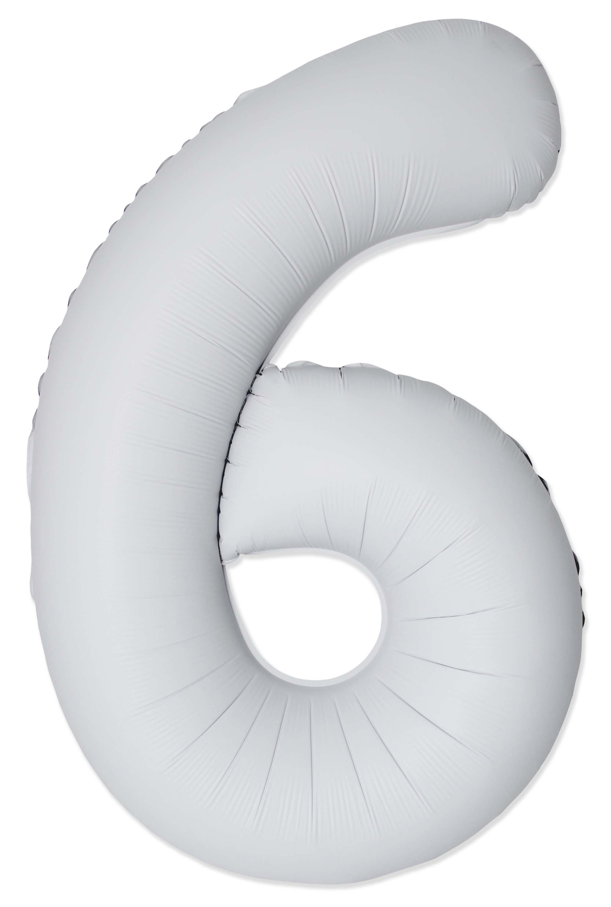 White #6 Mylar 34 Inch