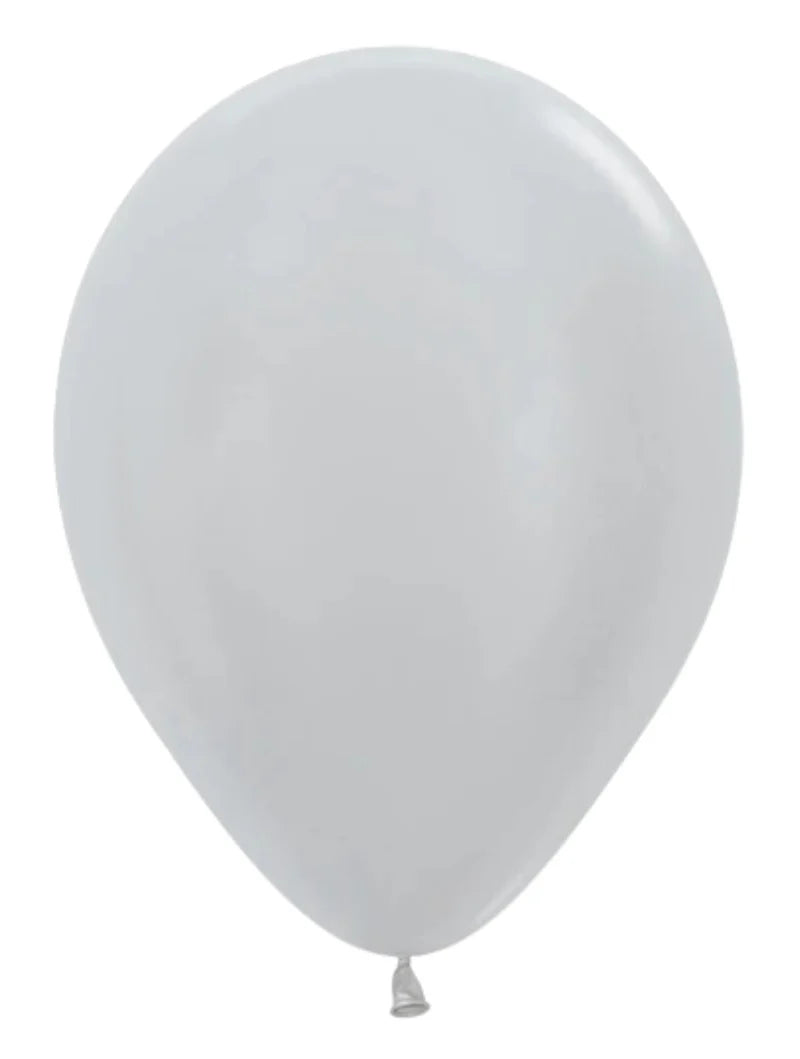 12 Inch Latex Silver