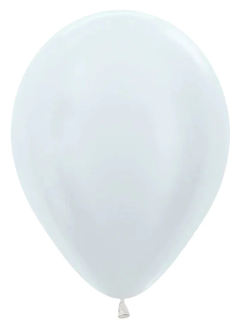12 Inch Latex Pearl White