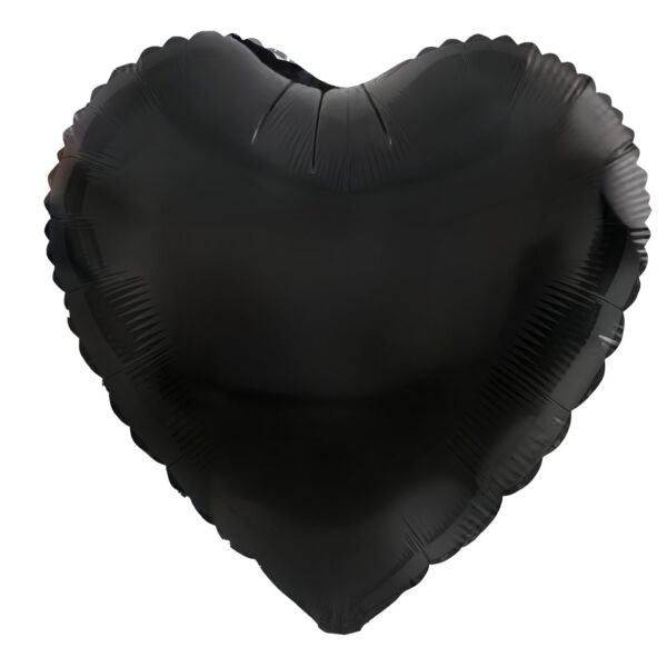 18 Inch Mylar Black Heart