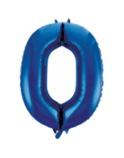 Blue #0 Mylar 34 Inch