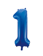 Blue #1 Mylar 34 Inch