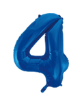 Blue #4 Mylar 34 Inch