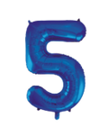 Blue #5 Mylar 34 Inch