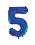 Blue #5 Mylar 34 Inch