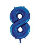 Blue #8 Mylar 34 Inch