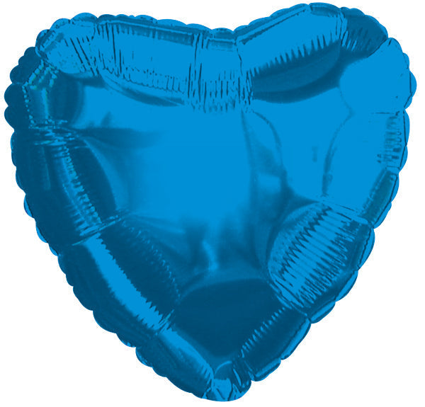 18 Inch Mylar Royal Blue Heart