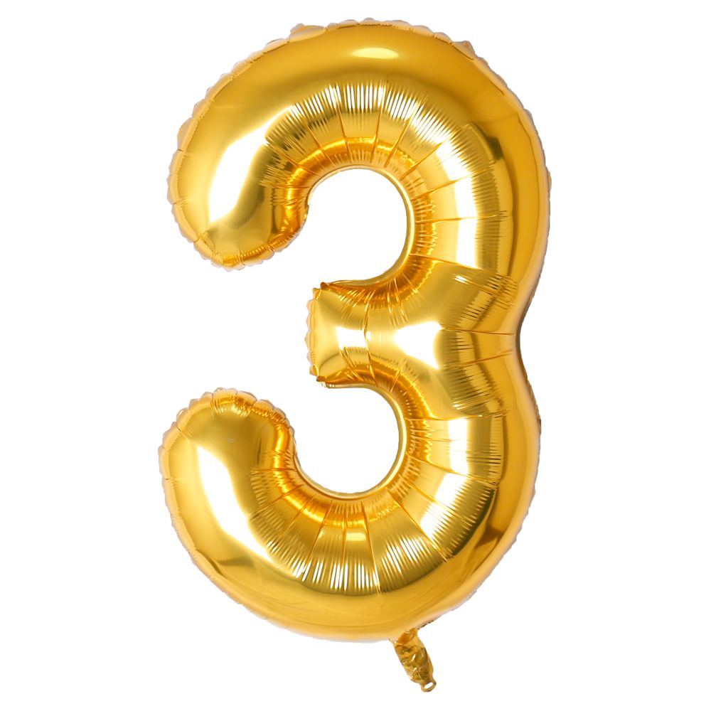 Gold #3 Mylar 34 Inch