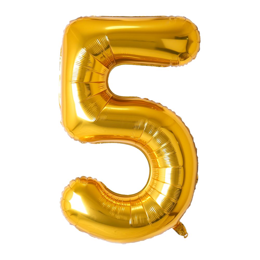 Gold #5 Mylar 34 Inch
