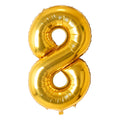Gold #8 Mylar 34 Inch