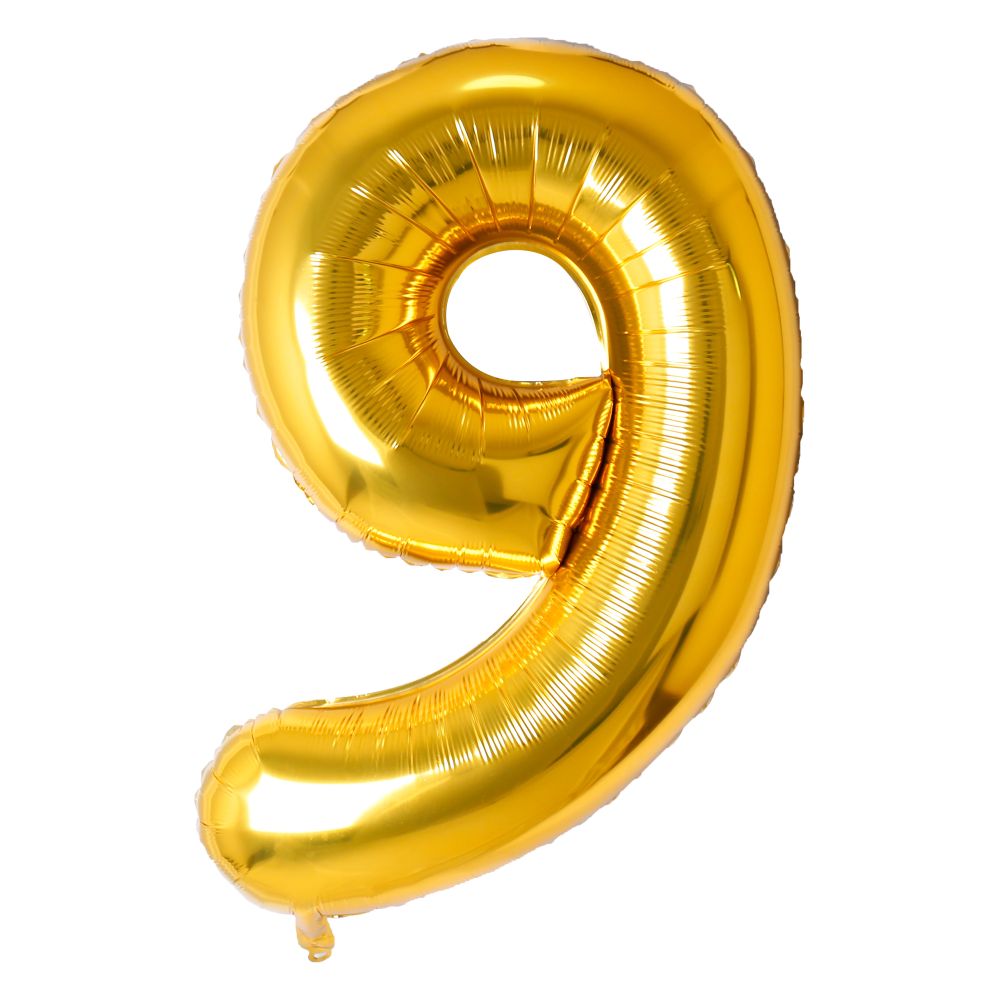 Gold #9 Mylar 34 Inch