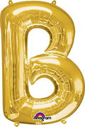 Gold Letter B 34 Inch