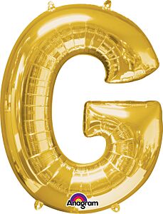 Gold Letter G 34 Inch