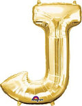 Gold Letter J 34 Inch