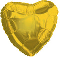 18 Inch Mylar Gold Heart