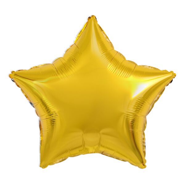 18 Inch Mylar Gold Star