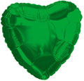 18 Inch Mylar Green Heart
