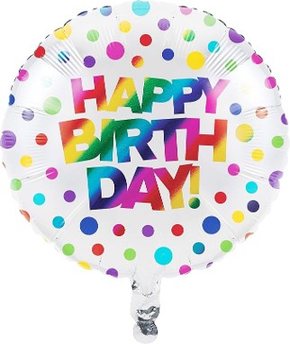 Happy Birthday 18 Inch Mylar #36