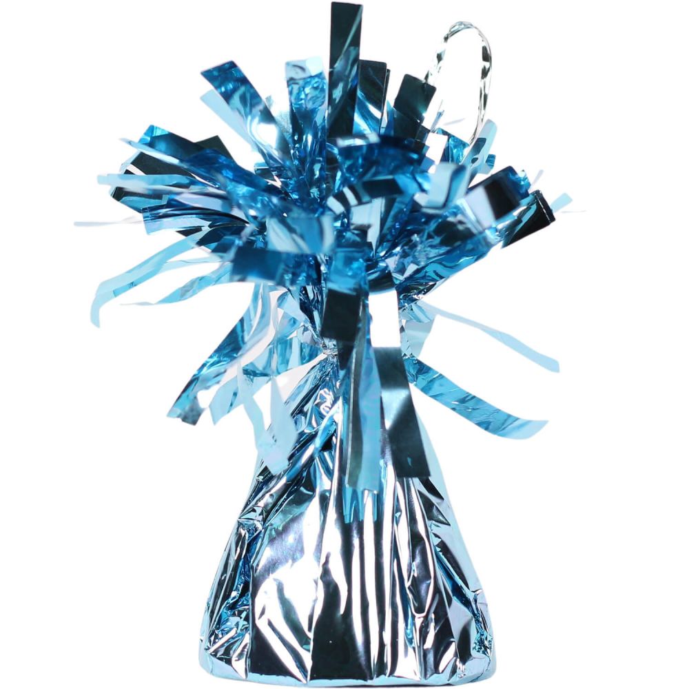 Foil Balloon Weight Light Blue - Adjustable Height