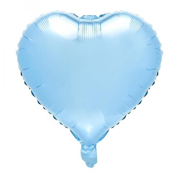 18 Inch Mylar Light Blue Heart