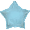 18 Inch Mylar Light Blue Star