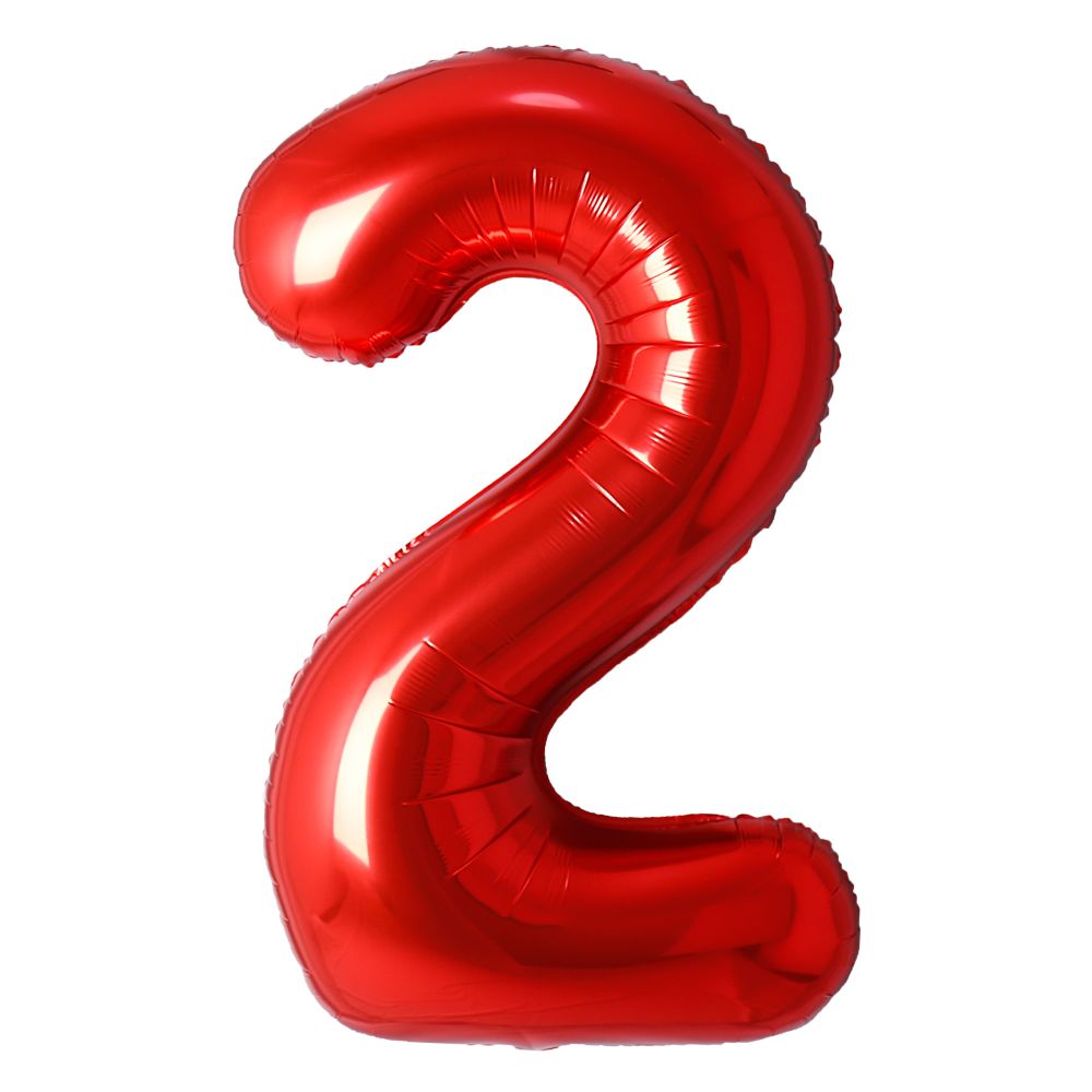 Red #2 Mylar 34 Inch