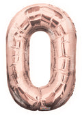 Rose Gold #0 Mylar 34 Inch