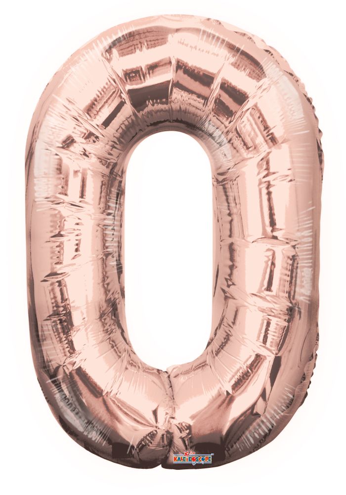 Rose Gold #0 Mylar 34 Inch