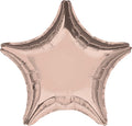 18 Inch Mylar Rose Gold Star
