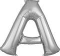Silver Letter A 34 Inch