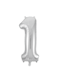 Silver #1 Mylar 34 Inch