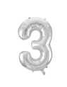 Silver #3 Mylar 34 Inch