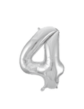 Silver #4 Mylar 34 Inch