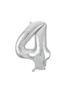 Silver #4 Mylar 34 Inch