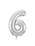 Silver #6 Mylar 34 Inch