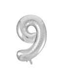 Silver #9 Mylar 34 Inch