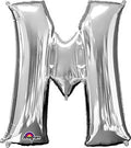 Silver Letter M 34 Inch